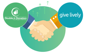 Double the Donation and GiveLively logo